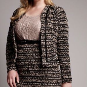 [Isabel Toledo Lane Bryant] NWT boucle knit jacket